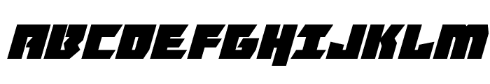Furiosa Expanded Super-Italic Font UPPERCASE