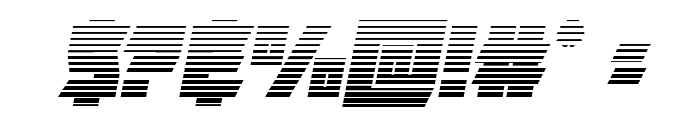 Furiosa Gradient Italic Font OTHER CHARS