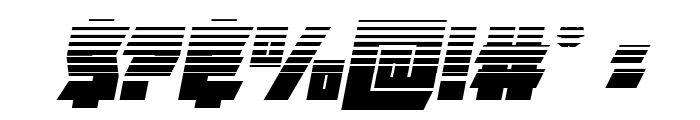 Furiosa Halftone Italic Font OTHER CHARS