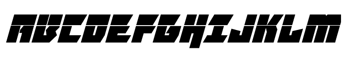 Furiosa Laser Super-Italic Font UPPERCASE