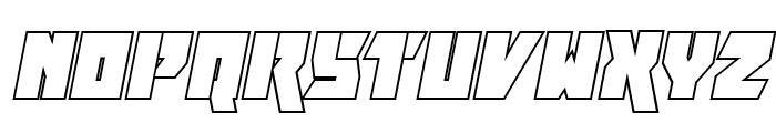 Furiosa Outline Italic Font LOWERCASE