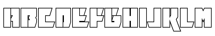 Furiosa Outline Font LOWERCASE