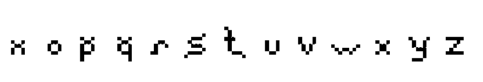 Furkan19098 Font LOWERCASE