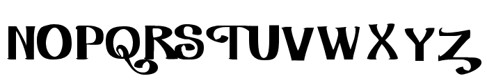 Furngilly  Plain Font UPPERCASE