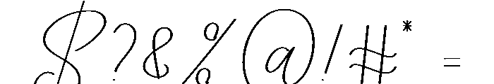 Furniture Font OTHER CHARS