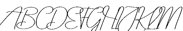 Furniture Font UPPERCASE