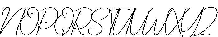 Furniture Font UPPERCASE