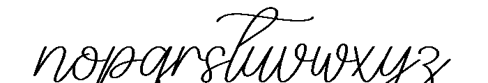 Furniture Font LOWERCASE