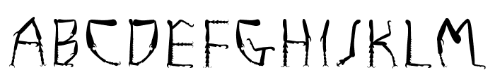 Fushi RegularE Font UPPERCASE