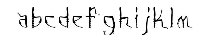 Fushi RegularE Font LOWERCASE