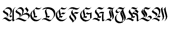 Fusing Regular Font UPPERCASE