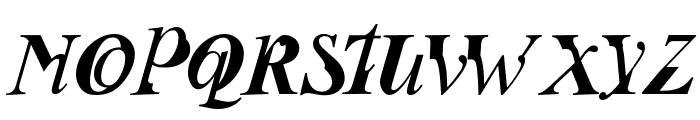 Fusion Italic Font LOWERCASE