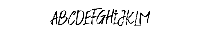 FusterdBrushTwo-Regular Font LOWERCASE