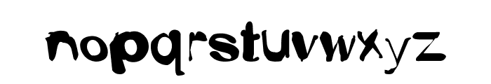 Fusty-Luggs Font LOWERCASE