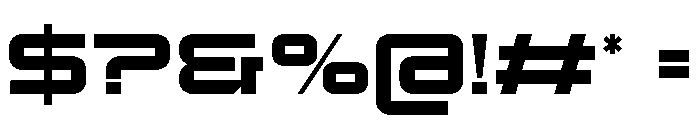 Futech Regular Font OTHER CHARS
