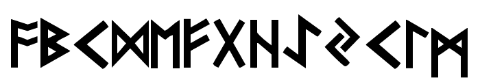 Futhark-Gothic Font UPPERCASE