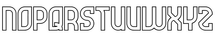 Futrons Outline Demo Font UPPERCASE