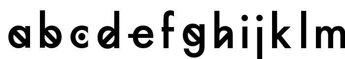 Futura Custom Font LOWERCASE