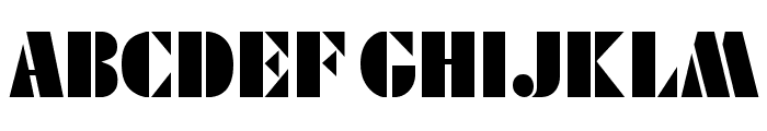FuturaBlack Normal Font UPPERCASE