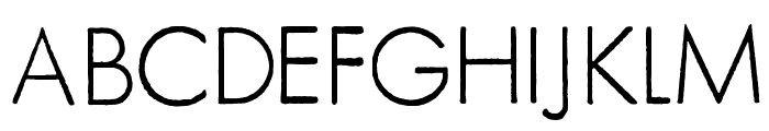 FuturaRener-Light Font UPPERCASE