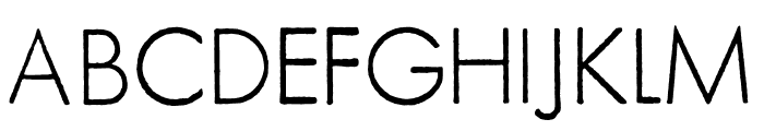 FuturaRenner Light Regular Font UPPERCASE