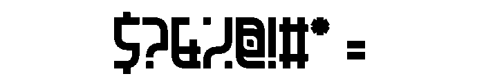 Futuralistic Font OTHER CHARS