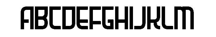 Futuralistic Font UPPERCASE