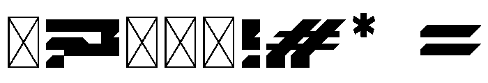 Future Corpo Bold Font OTHER CHARS