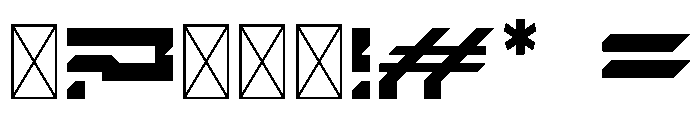 Future Corpo Font OTHER CHARS
