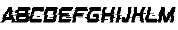 Future Glitch Font UPPERCASE