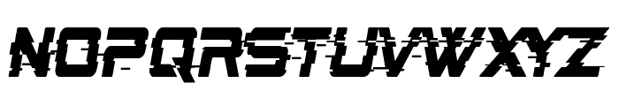 Future Glitch Font UPPERCASE