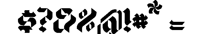 Future Kings Font OTHER CHARS