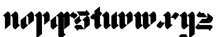 Future Kings Font LOWERCASE