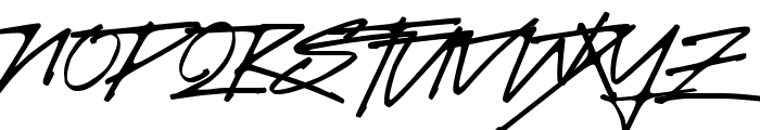 Future Surfing Sign Pen (Personal Use) Font UPPERCASE
