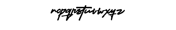 Future Surfing Sign Pen (Personal Use) Font LOWERCASE