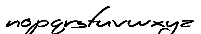 Futures Past Font LOWERCASE