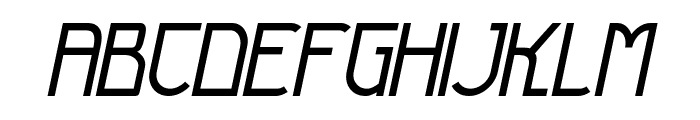 Futurex Arthur Italic Font UPPERCASE