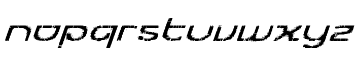 Futurex Transmaat Italic Font LOWERCASE