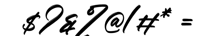 Futuristic Rottesla Italic Font OTHER CHARS