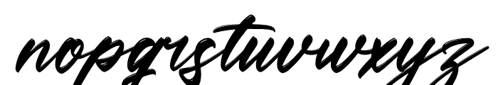 Futuristic Rottesla Italic Font LOWERCASE