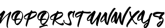 Futuristic Rottesla Font UPPERCASE