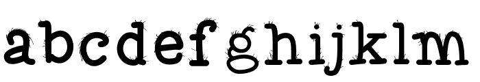 FuzzyBat Font LOWERCASE
