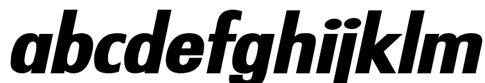 Fuji Extended Bold Italic Font LOWERCASE