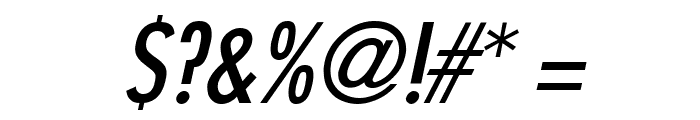 Fuji Italic Font OTHER CHARS