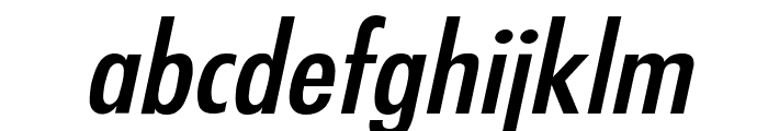 Fuji Wide Italic Font LOWERCASE