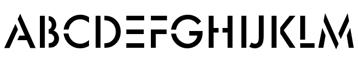 Function-Stencil-Medium-Regular Font UPPERCASE
