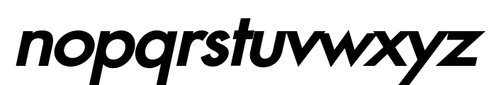 Fusi Bold Italic Font LOWERCASE