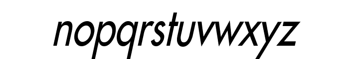 Fusi Condensed Italic Font LOWERCASE