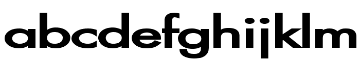 Fusi Extended Bold Font LOWERCASE