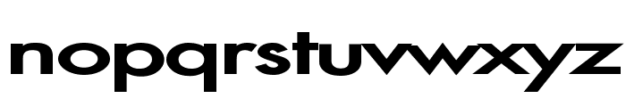 Fusi Extended Bold Font LOWERCASE
